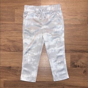 Falls Creek Gray and White Joggers with Elastic Waistband